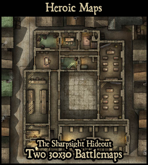 Heroic Maps Storeys The Sharpsight Hideout Orphanage And Lair