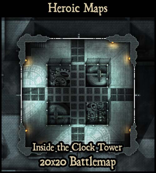 Heroic Maps - Inside the Clock Tower - Heroic Maps | Buildings | Cities ...