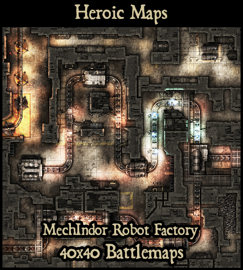 Heroic Maps - MechIndor Robot Factory - Heroic Maps | Buildings ...