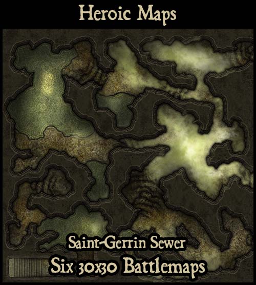 Heroic Maps - Storeys: Saint-Gerrin Sewers Foundry VTT Module - Heroic ...