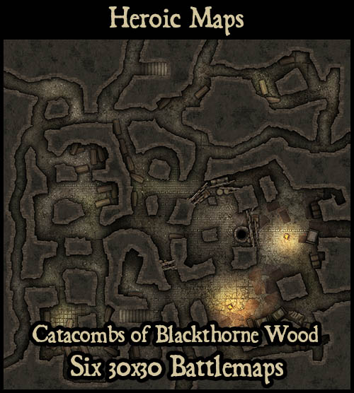 Heroic Maps - Storeys: The Catacombs of Blackthorne Wood - Heroic Maps ...