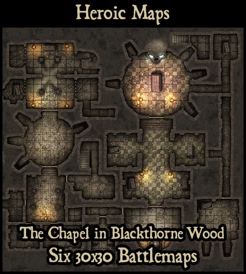 Heroic Maps - Storeys: The Chapel in Blackthorne Wood Foundry VTT ...