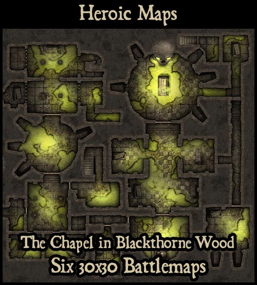 Heroic Maps - Storeys: The Chapel in Blackthorne Wood Foundry VTT ...