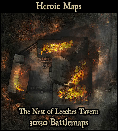 Heroic Maps - Storeys: The Nest of Leeches Tavern Foundry VTT Module ...